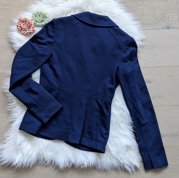 H&M blue coat / blazer - Picture 2 of 4